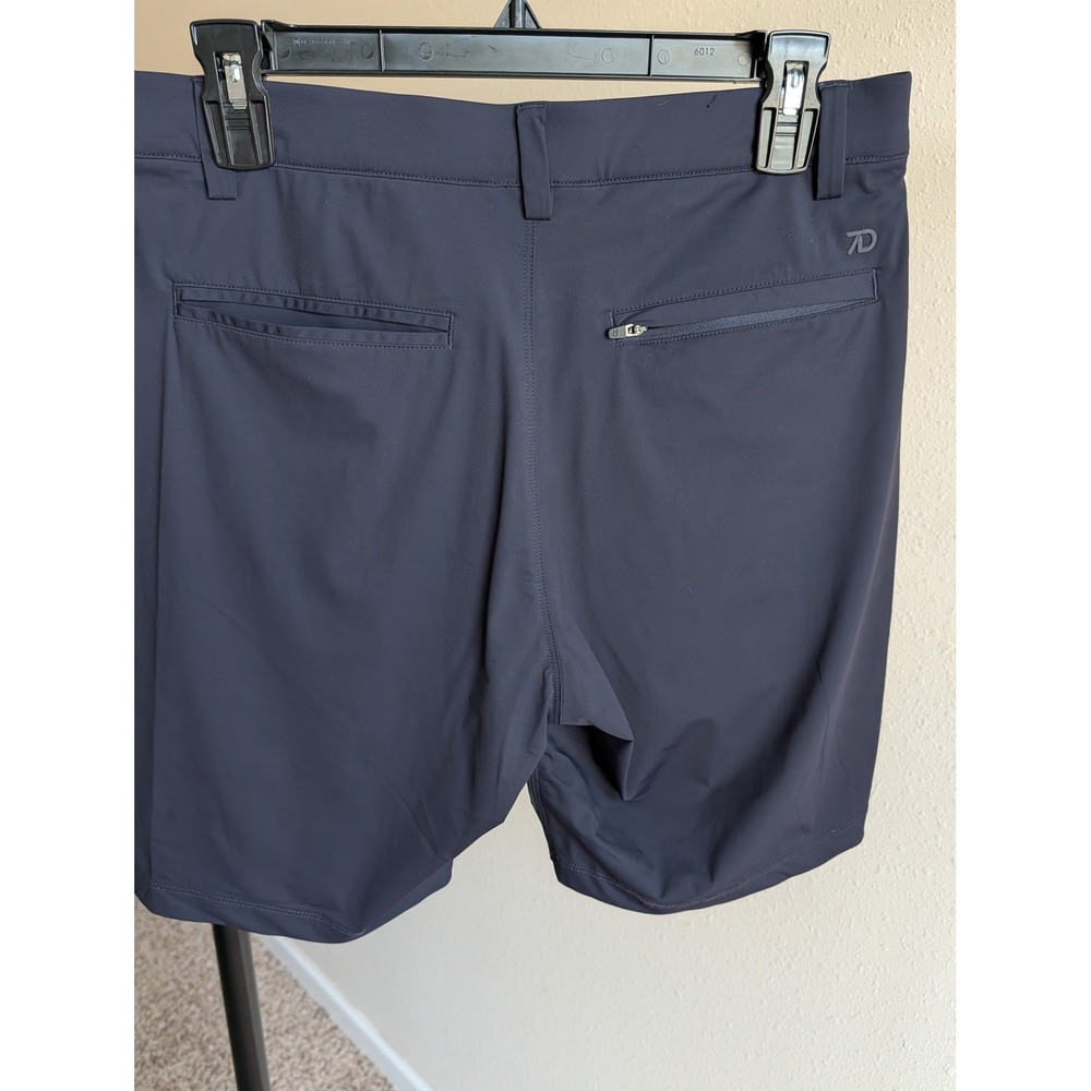 7 Diamonds Zuma Premier Shorts Mens Small Navy Blue Stretch Golf STS8-1340 - Picture 2 of 4